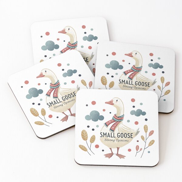Item preview, Small Goose Strong Opinions Funny Goose Design designed and sold by KHCreative2025.