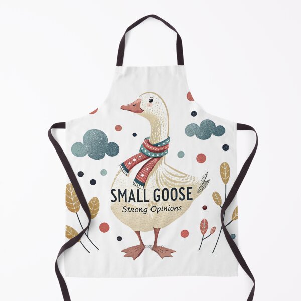 Item preview, Small Goose Strong Opinions Funny Goose Design designed and sold by KHCreative2025.