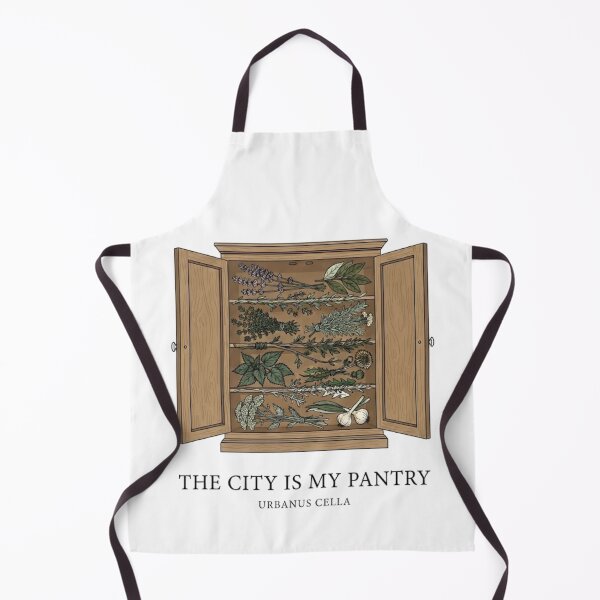 Item preview, The City Is My Pantry Botanical Herb Cabinet Illustration T-Shirt designed and sold by VintryOff.