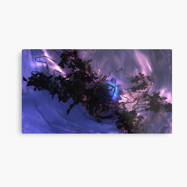The Winter Rose Metal Print