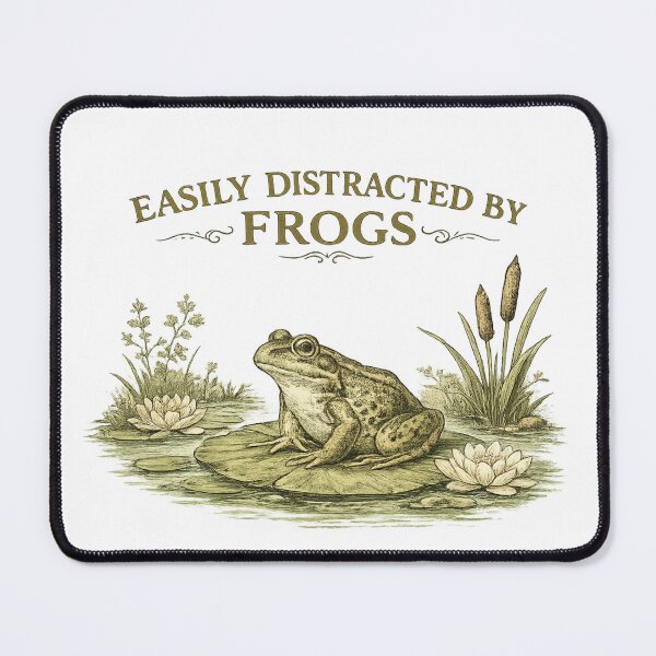 Item preview, Easily Distracted By Frogs Vintage Field Guide Shirt Frog Lover Gift Nature Illustration Tee Botanical Shirt designed and sold by Moss & Mellow.