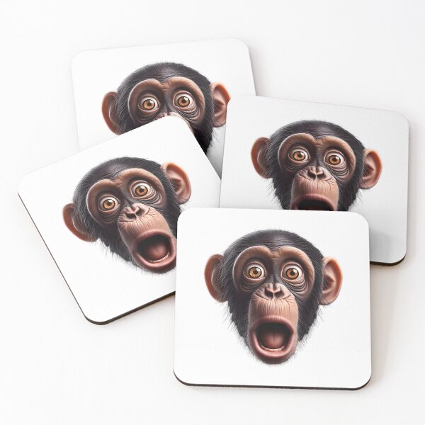 Item preview, Funny Monkey Face Chimpanzee T-Shirt designed and sold by SavsMerch.