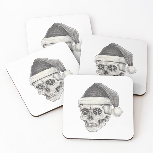 Item preview, Santa claus skull design designed and sold by Jiwsurreal.