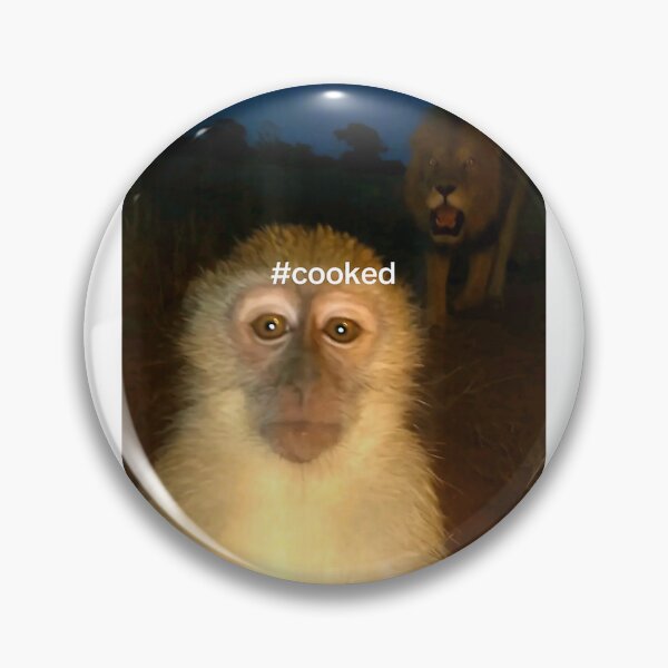 Item preview, Funny monkey meme saying cooked i'm cooked meme silly T-Shirt designed and sold by KTY-NUSS.