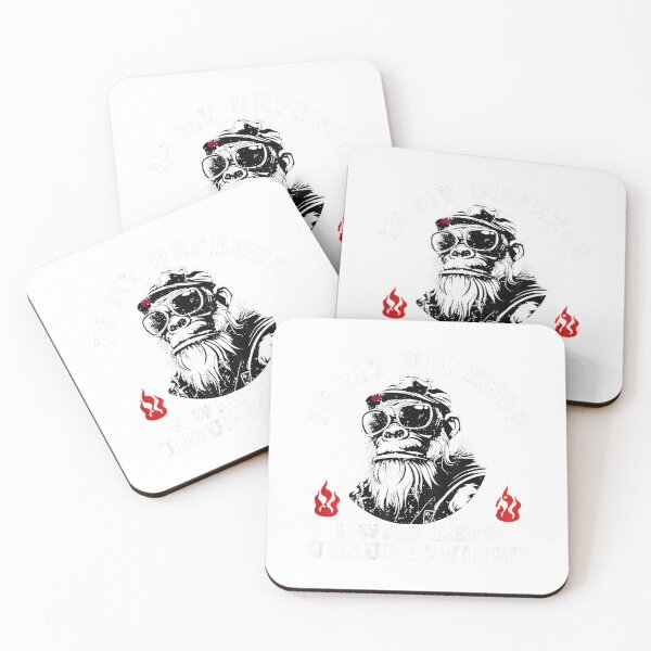 Item preview, Funny Monkey in My Defense I was Left Unsupervised (On Back) T-Shirt designed and sold by kevincuellar.