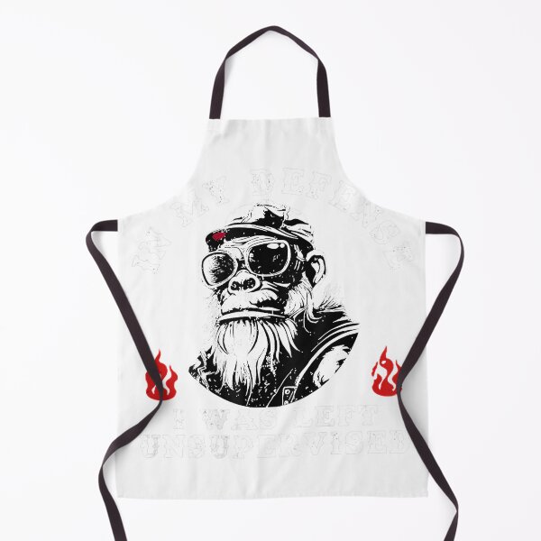 Item preview, Funny Monkey in My Defense I was Left Unsupervised (On Back) T-Shirt designed and sold by kevincuellar.