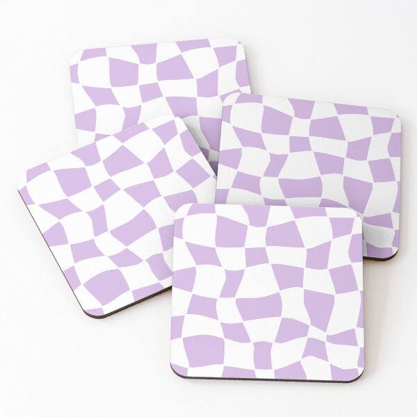 Item preview, Purple Wavy Checkerboard Pattern designed and sold by ubborn.