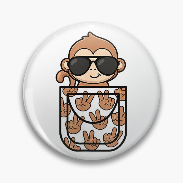 Item preview, Funny Monkey Pocket Men Women Boys Girls Kids T-Shirt designed and sold by gidget-gadget.