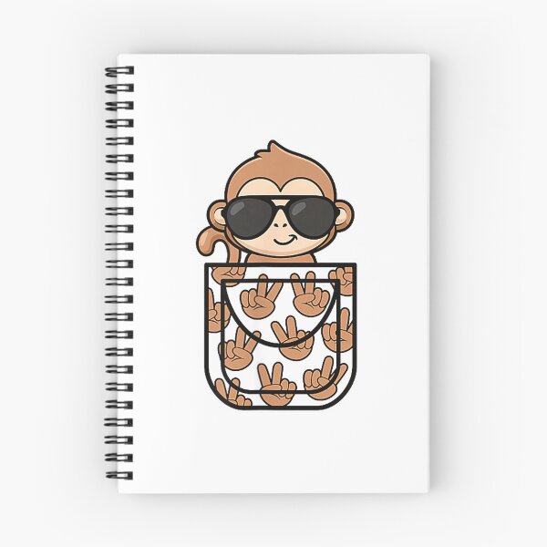 Item preview, Funny Monkey Pocket Men Women Boys Girls Kids T-Shirt designed and sold by gidget-gadget.