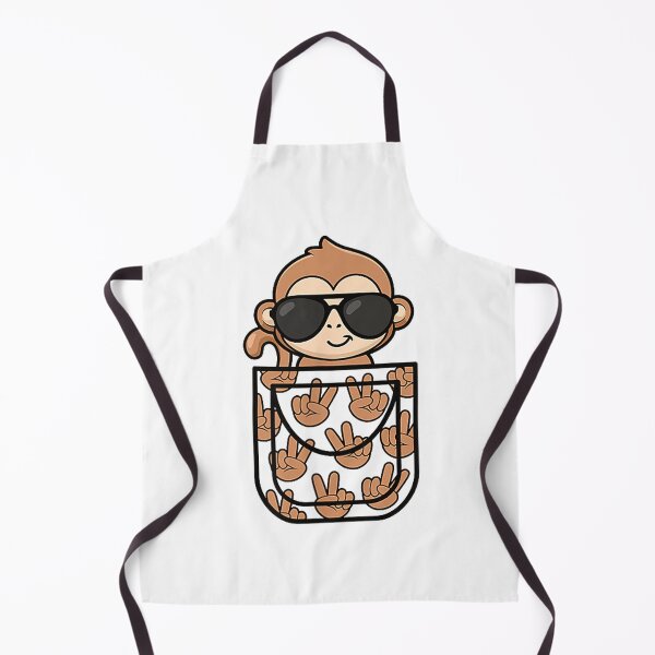 Item preview, Funny Monkey Pocket Men Women Boys Girls Kids T-Shirt designed and sold by gidget-gadget.