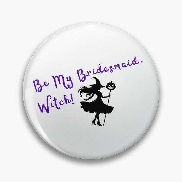 Item preview, Be My Bridesmaid, Witch! Proposal Invitation Witch Silhouette designed and sold by JaymeOctober.