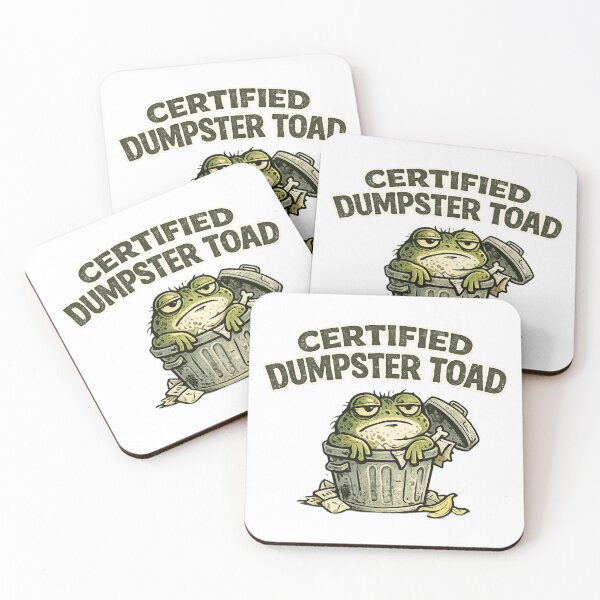Item preview,  Certified Dumpster Toad Funny Frog Shirt Trash Panda Style Humor Gift Frog Lover Tee Vintage Distressed Shirt designed and sold by Moss & Mellow.