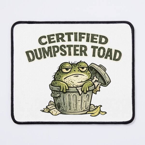 Item preview,  Certified Dumpster Toad Funny Frog Shirt Trash Panda Style Humor Gift Frog Lover Tee Vintage Distressed Shirt designed and sold by Moss & Mellow.