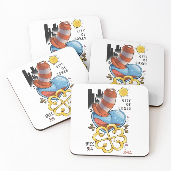 Item preview, City of Cones | Montreal Street Art | MTL 514 Urban Graphic designed and sold by Fabpercent.
