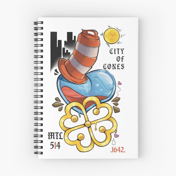 Item preview, City of Cones | Montreal Street Art | MTL 514 Urban Graphic designed and sold by Fabpercent.