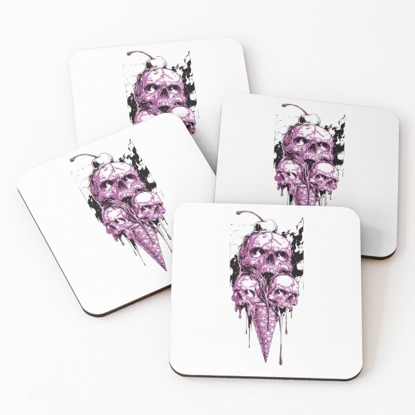 Item preview, Purple Skull Cone  designed and sold by Mystic & Celestial Art.