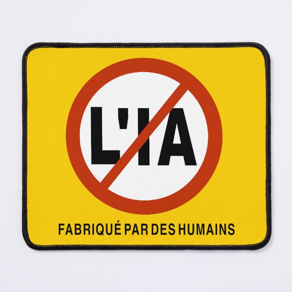 Item preview, Pas de L'intelligence Artificielle designed and sold by Donnahuntriss.