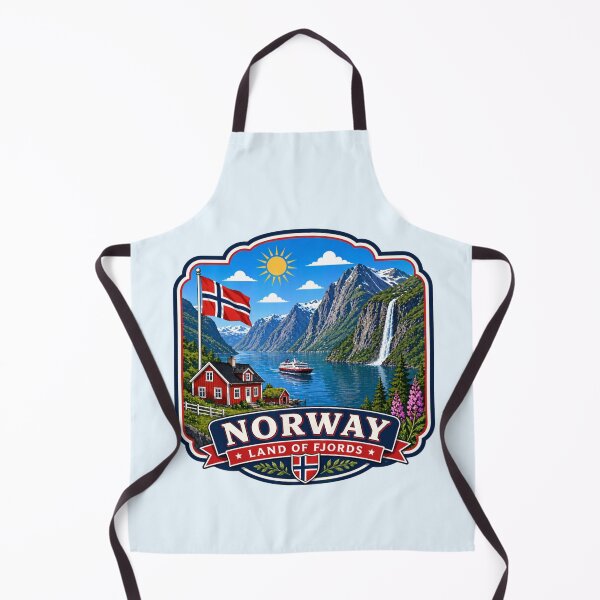 Item preview, Norway - Land of Fjords designed and sold by Myra365Art.