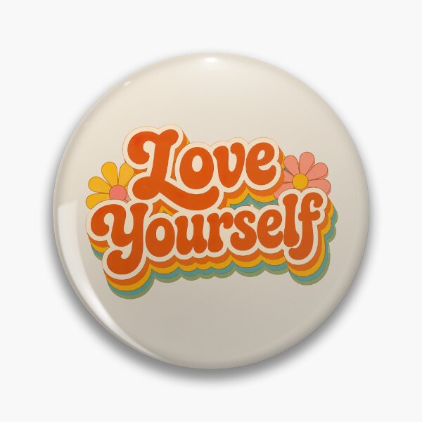 Item preview, Love-Yourself-Retro-Groovy designed and sold by graphic-genie.