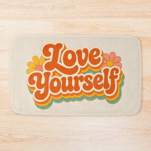 Item preview, Love-Yourself-Retro-Groovy designed and sold by graphic-genie.