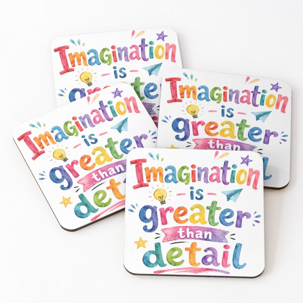 Item preview, Imagination is greater than detail designed and sold by nimmitrends.