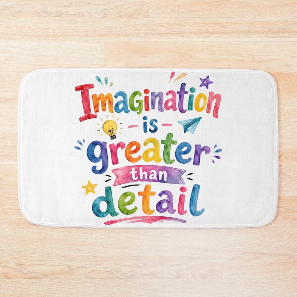 Item preview, Imagination is greater than detail designed and sold by nimmitrends.