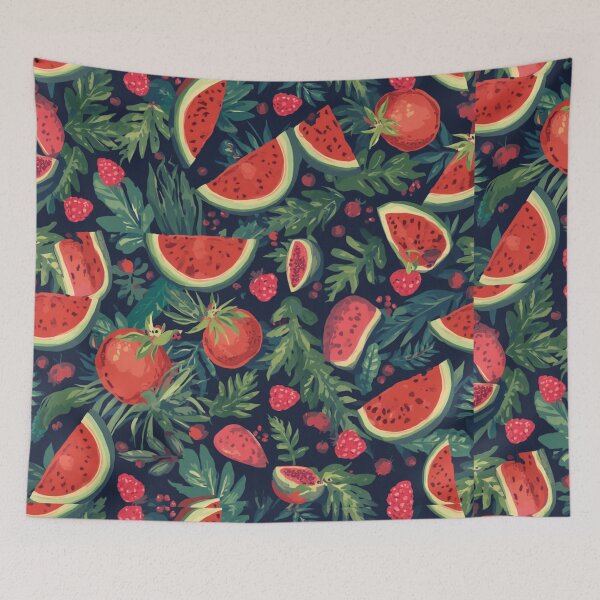Item preview, Fruits pattern green and red designed and sold by Heaven1111.