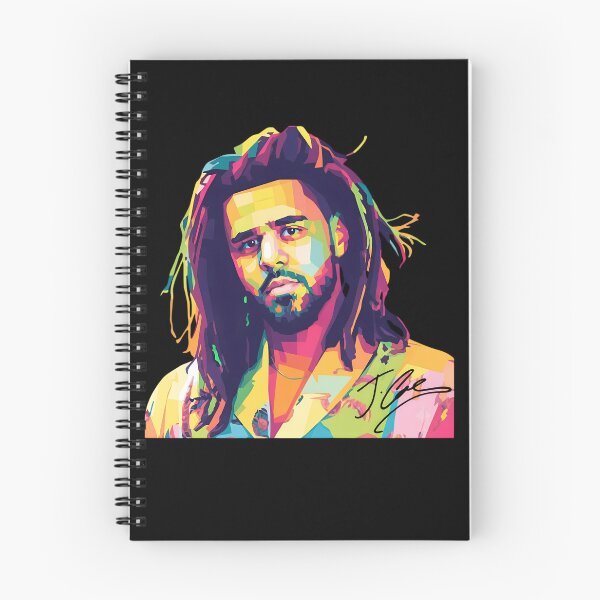 Item preview, J Cole Pop Art WPAP Style Colorful Rapper Portrait designed and sold by HUTEND.