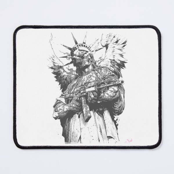 Item preview, Dark Angel Skull Soldier Gothic Warrior Illustration designed and sold by Mystic & Celestial Art.