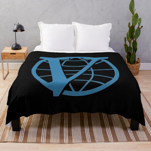 Item preview, Initial V Globe Emblem Blue Design designed and sold by mitteeberlin.