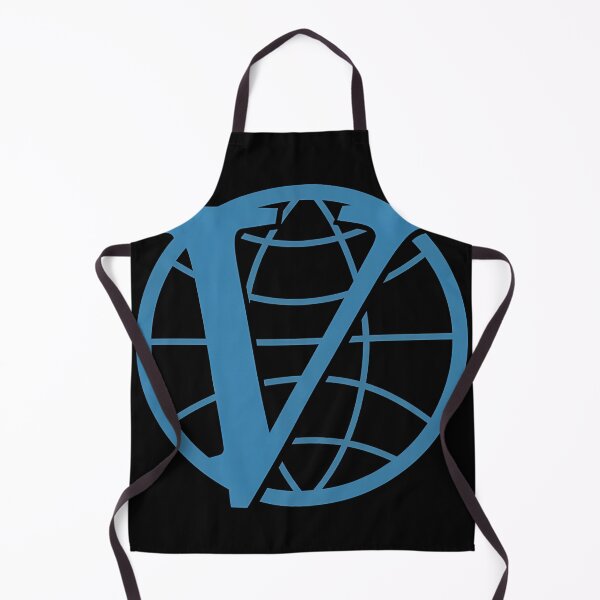 Item preview, Initial V Globe Emblem Blue Design designed and sold by mitteeberlin.