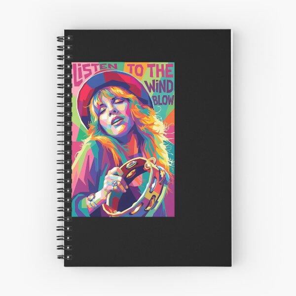 Item preview, Stevie Nicks Colorful Pop Art Listen to the Wind Blow designed and sold by HUTEND.