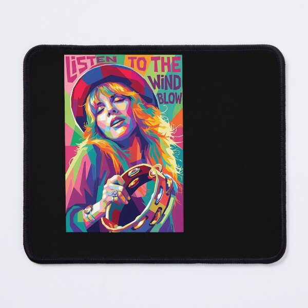 Item preview, Stevie Nicks Colorful Pop Art Listen to the Wind Blow designed and sold by HUTEND.