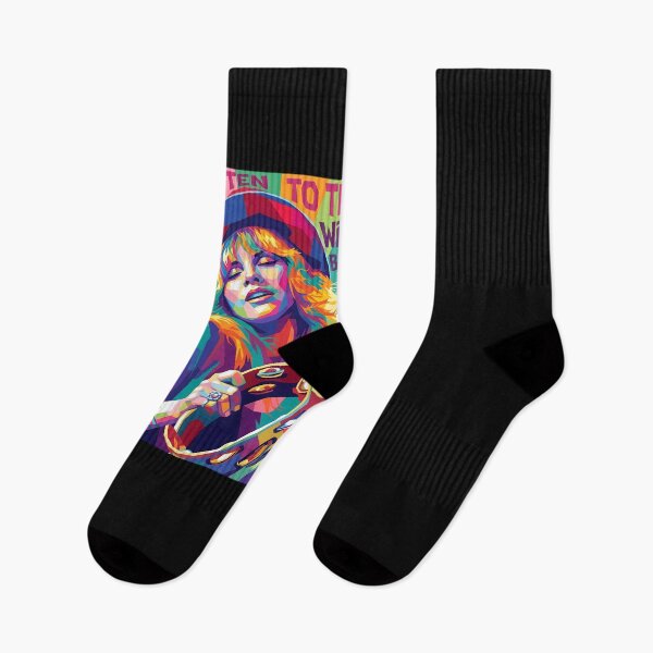 Item preview, Stevie Nicks Colorful Pop Art Listen to the Wind Blow designed and sold by HUTEND.