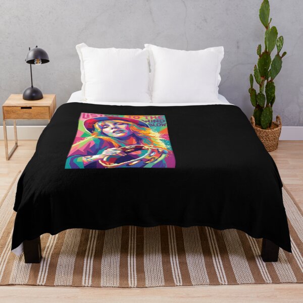 Item preview, Stevie Nicks Colorful Pop Art Listen to the Wind Blow designed and sold by HUTEND.