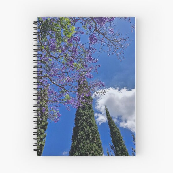 Item preview, spring bloom, blue jacaranda and cypress designed and sold by Lunar-Dragon.