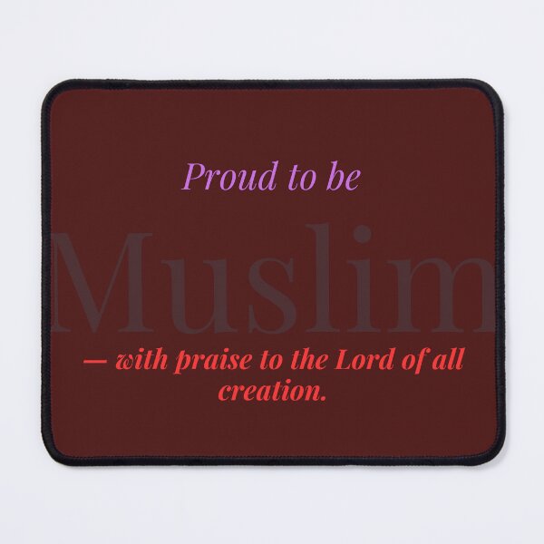 Item preview, Arabic Islamic Quote — Proudly Muslim designed and sold by SakinahArt.