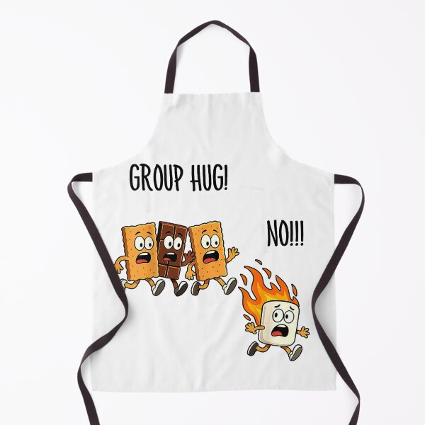 Item preview, Funny Smores Group Hug Camping Campfire Roasting Marshmallow T-Shirt designed and sold by DArtfulStudio.