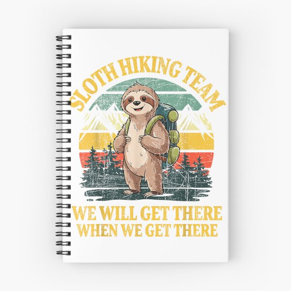 Item preview, Funny Sloth Hiking T-Shirt designed and sold by Voila-creative.