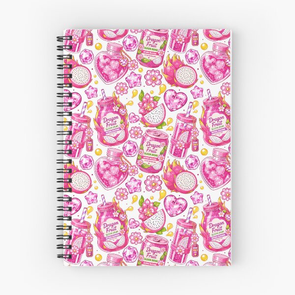 Item preview, Dragon Fruit Bloom Drink Seamless  designed and sold by KJackArtwork.
