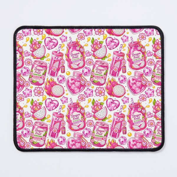 Item preview, Dragon Fruit Bloom Drink Seamless  designed and sold by KJackArtwork.