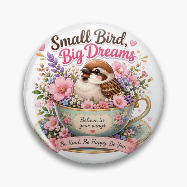 Item preview, Small Bird, Big Dreams sparrow designed and sold by MR4me.
