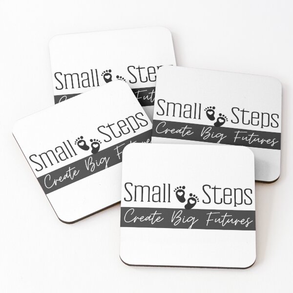 Item preview, SMALL STEPS, BIG FUTURES, SCHOOL, WORK, CREATION, designed and sold by ivonnerd.