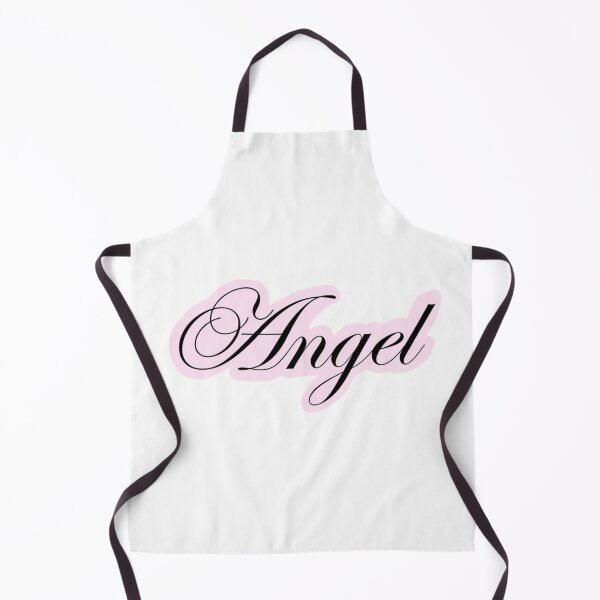 Item preview, Letras cursivas de ángel sobre fondo rosa estética coqueta designed and sold by StockholmLattes.