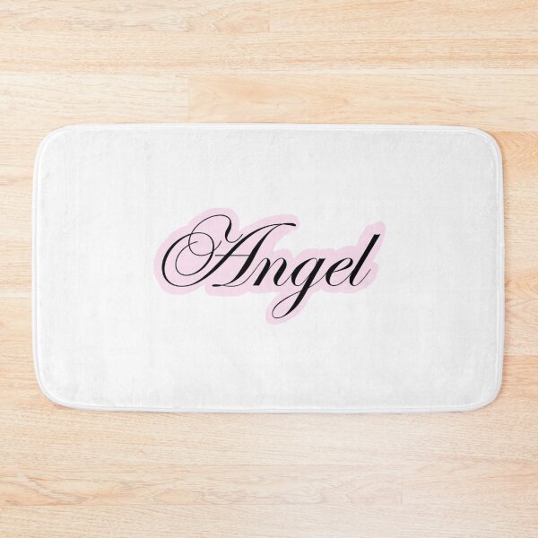 Item preview, Cursive Angel lettering Pink background aesthetic coquette designed and sold by StockholmLattes.
