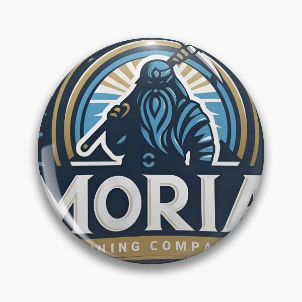 Item preview, Dwarven Miner Emblem Company Logo designed and sold by fiyuuart.
