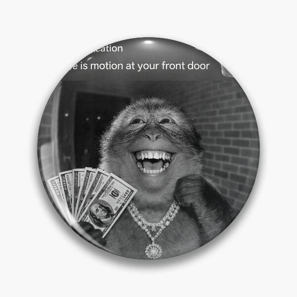 Item preview, Funny Thinking Monkey with Motion Meme Brainrot T-Shirt designed and sold by SavsMerch.