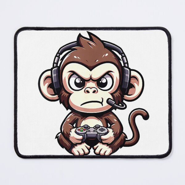 Item preview, Funny Video Games Monkey Gamer Boys Girls Kids T-Shirt designed and sold by Badriiiii.