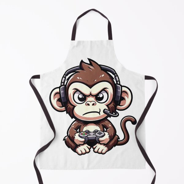 Item preview, Funny Video Games Monkey Gamer Boys Girls Kids T-Shirt designed and sold by Badriiiii.