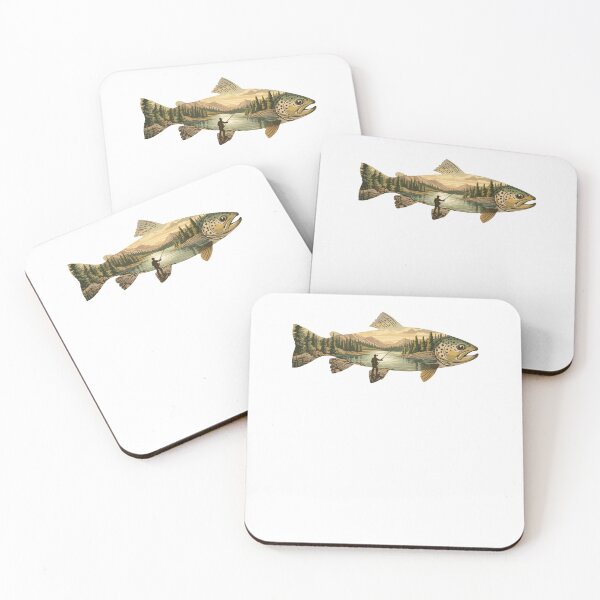 Item preview, Trout Fish Funny Fishing Lover designed and sold by charoen-design.